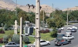 خلق صحنه ای زیبا توسط یک شیشه بُر وظیفه شناس لرستانی