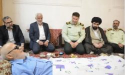 دیدار استاندار لرستان با جانباز سرافراز «رضا گودرزی»