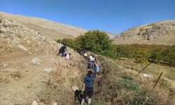 آغاز فاز دوم کانال آب بر کشاورزی روستای شاه جمشیدی