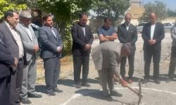 کلنگ زنی مدرسه ۶ کلاسه خیر ساز روستای شهن آباد دلفان