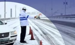 هشدار پلیس راه لرستان در پی لغزندگی جاده‌ها