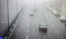 باران و مه‌گرفتگی در محورهای مواصلاتی لرستان