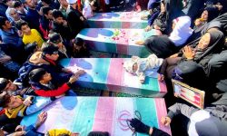 استقبال مردم چگنی از چهار شهید گمنام+تصاویر