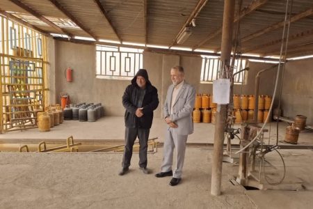 پلمب تاسیسات سیلندر پرکنی گاز مایع غیراستاندارد در لرستان