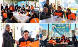 برپایی میز خدمت راهداری لرستان در نماز جمعه