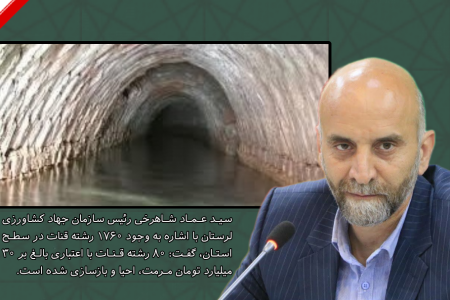 احیا و مرمت ۸۰ رشته قنات در لرستان