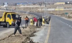 ایمن‌سازی نقطه حادثه‌خیز پیچ زمانکار بروجرد