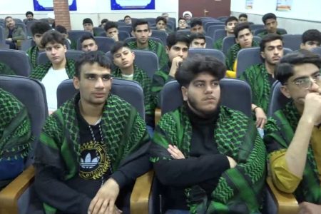 جشن تکلیف فرزندان کارکنان قرارگاه خاتم الانبیا لرستان
