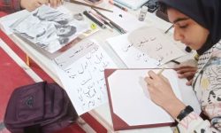 دانش‌آموزان خرم‌آبادی صدای مقاومت را با هنر به تصویر کشیدند