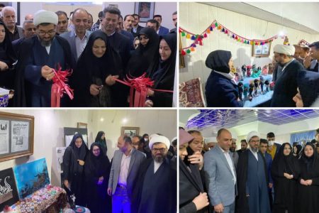 نمایشگاه آثار بانوان هنرمند الیگودرز افتتاح شد