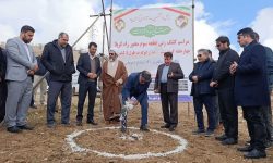 آئین کلنگ‌زنی قطعه سوم راه کربلا