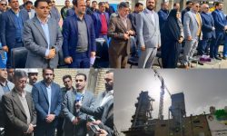 افتتاح طرح برق رسانی کارخانه آهک پلدختر
