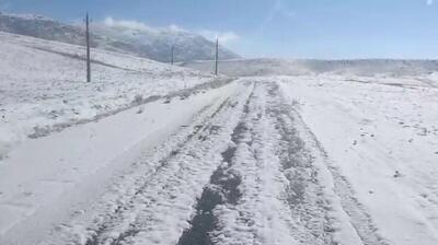 جاده ارتباطی ۱۰۵ روستای بروجرد بازگشایی شد
