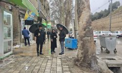اتمام کف‌سازی پیاده‌‌راه حریم قلعه”فلک‌الافلاک”