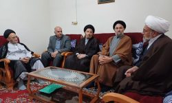 دیدار نماینده ولی فقیه در لرستان با شماری از روحانیون بروجرد
