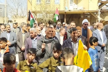 فیلم|سنگ تمام مردم نورآباد برای آرمان قدس