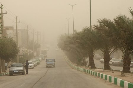 خیزش گرد و غبار در لرستان