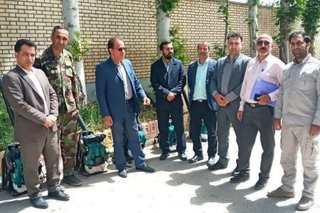 تحویل ۹ دستگاه دمنده به منابع طبیعی چگنی