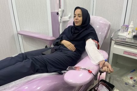 بانوان لرستان رکورد ۲۰ ساله اهدای خون را شکستند