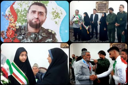 دیدار سرپرست ورزش و جوانان لرستان با خانواده شهید ورزشکار حمله صهیونیستی