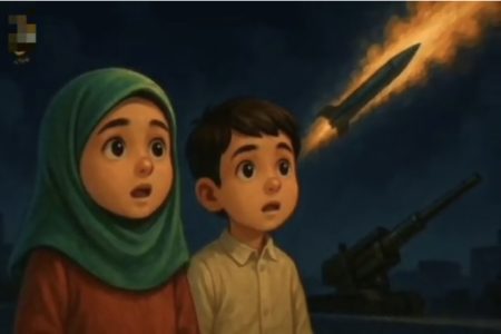 کلیپ|تبیین مسئله جنگ،موشک و پدافند با زبان کودکانه