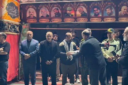 عزاداری “شام غریبان” در جایگاه انصار الحسین خرم‌آباد