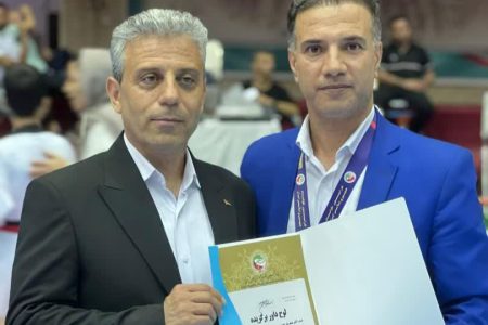 داور لرستانی عنوان برترین داور رقابت‌های قهرمانی کشور را کسب کرد