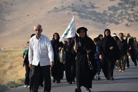 پیاده‌روی اربعین حسینی؛میعادگاه جاماندگان در خرم‌آباد