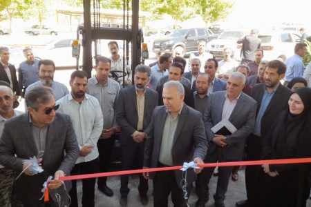 افتتاح تجهیزات تکمیلی کارخانه تولید قطعات بتنی شهرداری سلسله