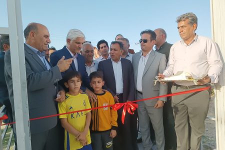 افتتاح زمین چمن مصنوعی روستای تلوری سفلی