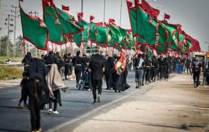 ارائه خدمات درمانی موکب حافظ لرستان به زائران اربعین