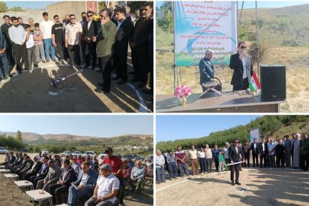 کلنگ زنی ۲ زمین چمن مصنوعی روستایی در بروجرد