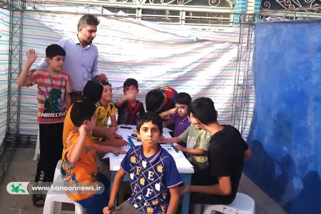 ایستگاه نقاشی کانون پرورش فکری لرستان به مناسبت هفته وحدت