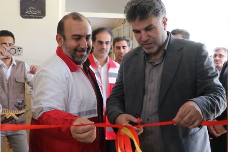افتتاح خانه هلال‌احمر در شرکت معدن نور اشترانکوه