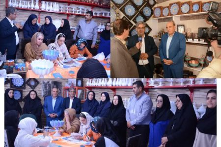 افتتاح اولین کارگاه تولیدی مشاغل خانگی طرح کارافن در دورود