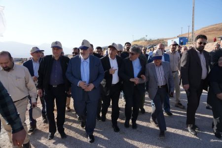 رضایت وزیر نیرو از پیشرفت فیزیکی سد «مخمل کوه» خرم‌آباد