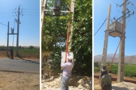 قطع برق ١١ حلقه چاه متخلف در بروجرد