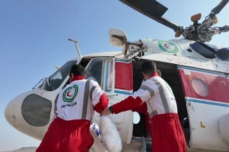افزایش شهداى سقوط بالگرد هلال احمر در لرستان