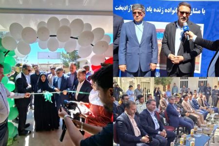 افتتاح مدرسه سه کلاسه “حنیف آزادبخت” در کوهدشت