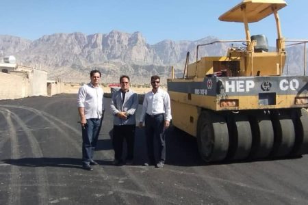 اجرای نهضت آسفالت معابر روستایی در چگنی