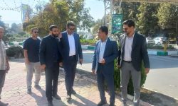 بررسی مشکلات ورودی پشته و میدان شقایق با حضور مسئولان شهری خرم‌آباد