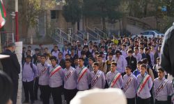 زنگ استکبارستیزی در مدارس لرستان نواخته شد