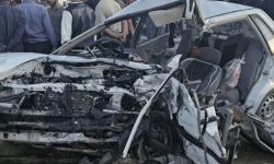 یک کشته و دو مصدوم در تصادف محور نورآباد به هرسین