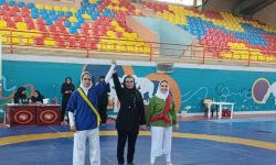 نتایج مسابقات چندجانبه کشتی آلیش بانوان در خرم‌آباد