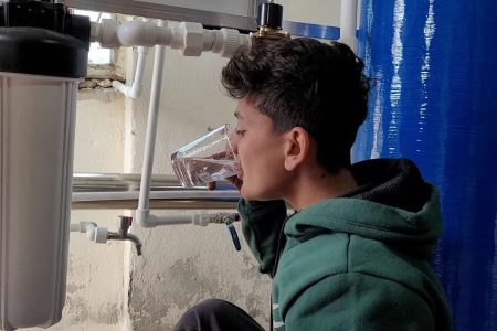 «نذر خدمت ۸» دو روستا را به آب سالم رساند