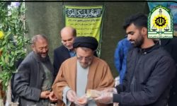 مشارکت فعال پلیس یاران مؤسسات حفاظتی در برپایی موکب های نیمه شعبان در خرم آباد
