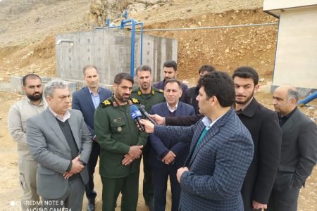 افتتاح مجتمع آبرسانی طالقان خرم‌آباد