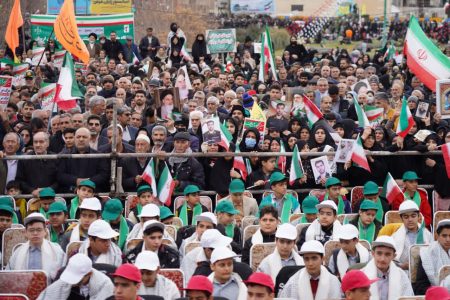 سیل حضور در خرم‌آباد؛۲۲ بهمن تماشایی شد