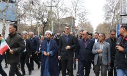 حضور پرشور فرهنگیان و دانش‌آموزان لرستان در راهپیمایی روز جهانی قدس