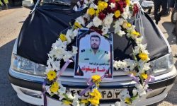 پیکر شهید «رضا یوسفوند» در سلسله تشییع شد+تصاویر